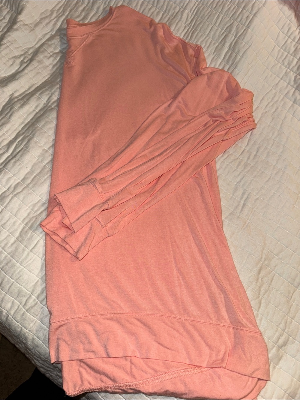 Old Navy Peach Crewneck Long Sleeve Top